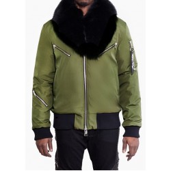 0 - BOMBER MATEO SATIN KAKI